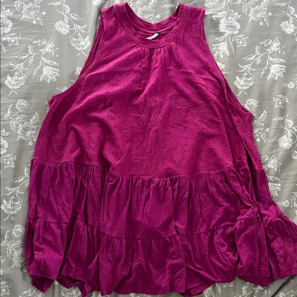 Free People magenta top